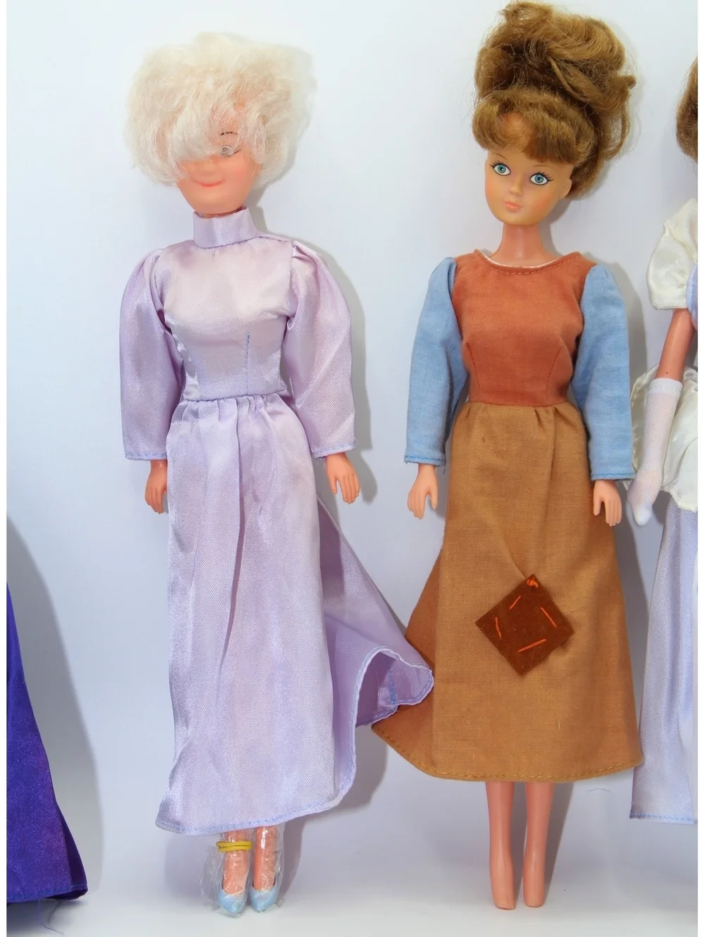 Vintage Disney Bikin Fairy God Mother & 3 Cinderella Dolls Set of 4